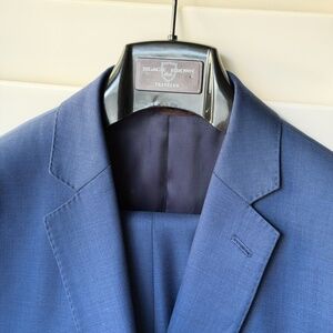 Wool Suit from Black Brown 1826 Blue Size 42L